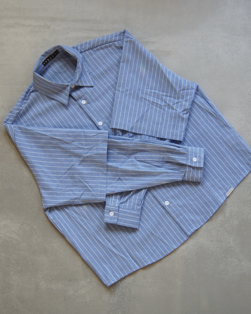 CAMISA A RAYAS MANGA LARGA/CORTA.