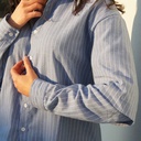 CAMISA A RAYAS MANGA LARGA/CORTA.