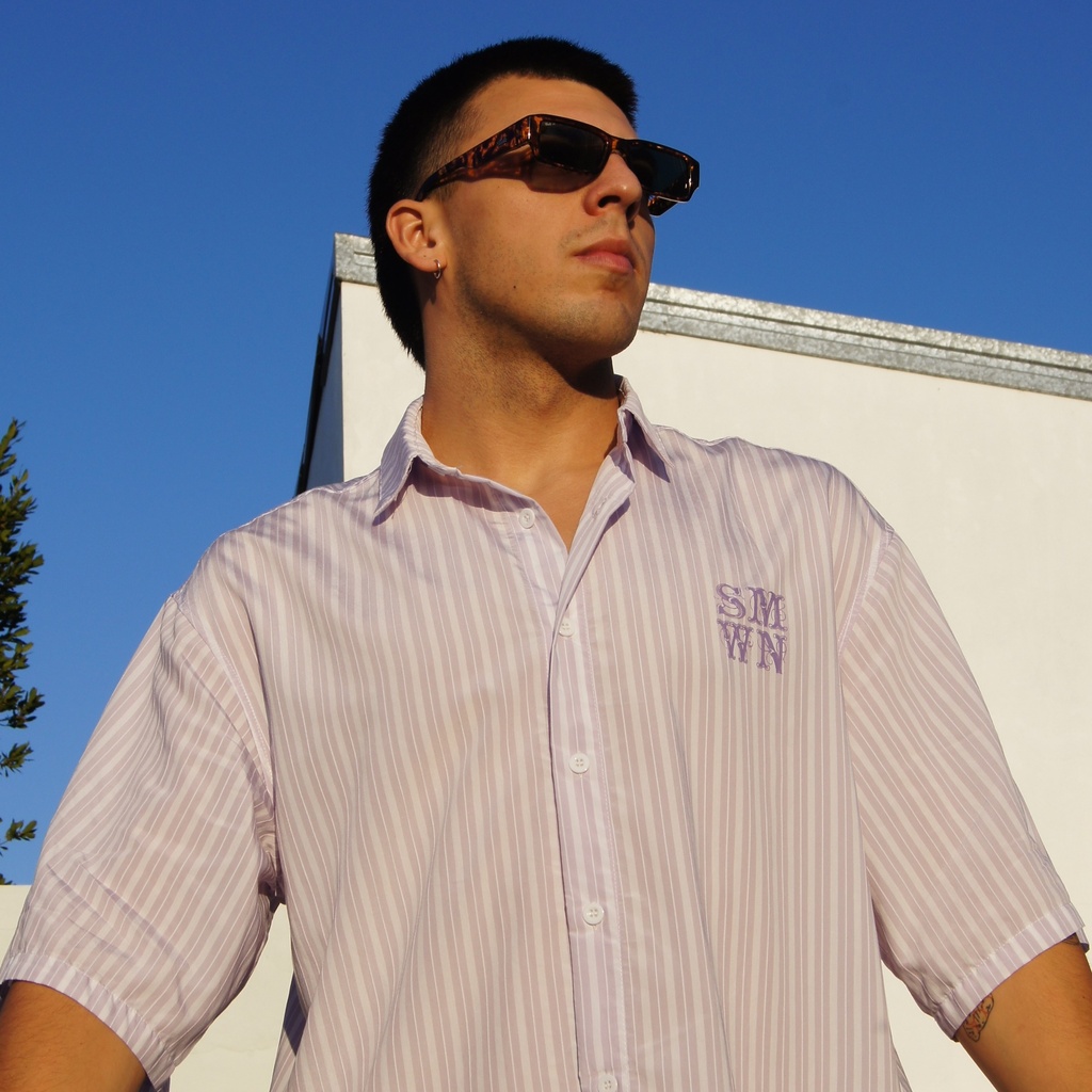 CAMISA LILA OVERSIZED (L)