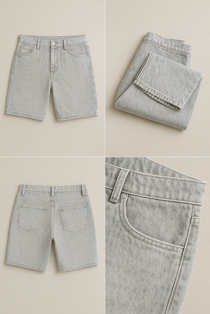 BERMUDA  JEAN DENIN "ACID" 