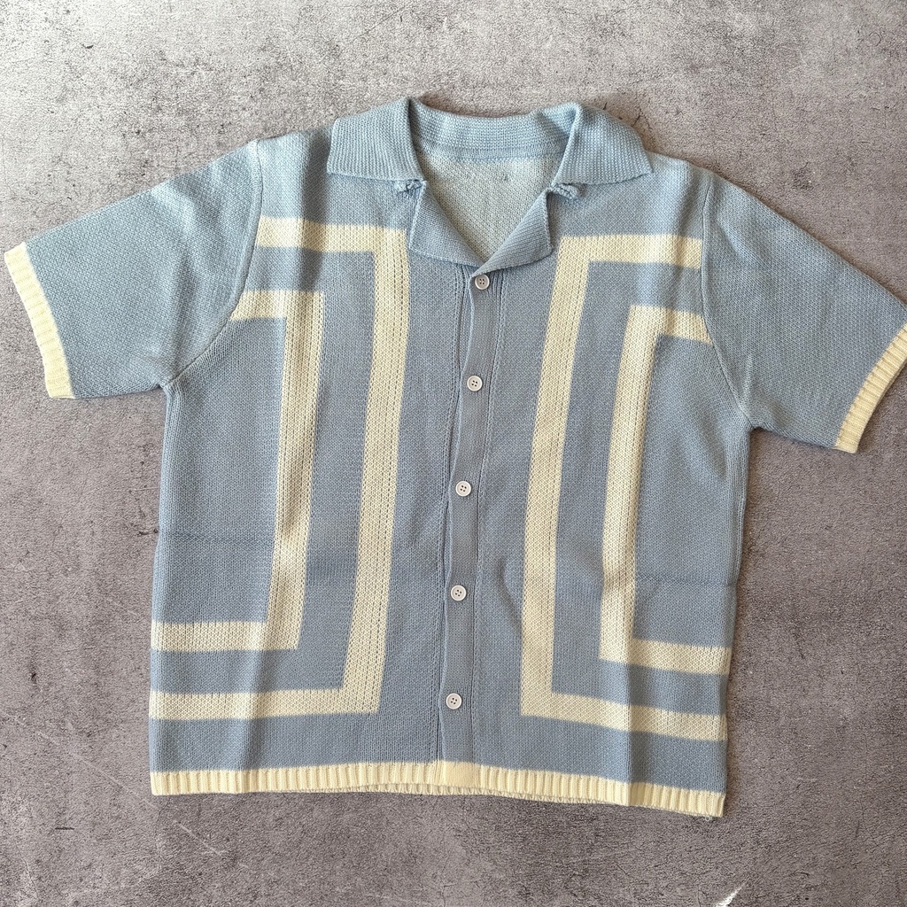 CAMISA TEJIDA GRID (M)