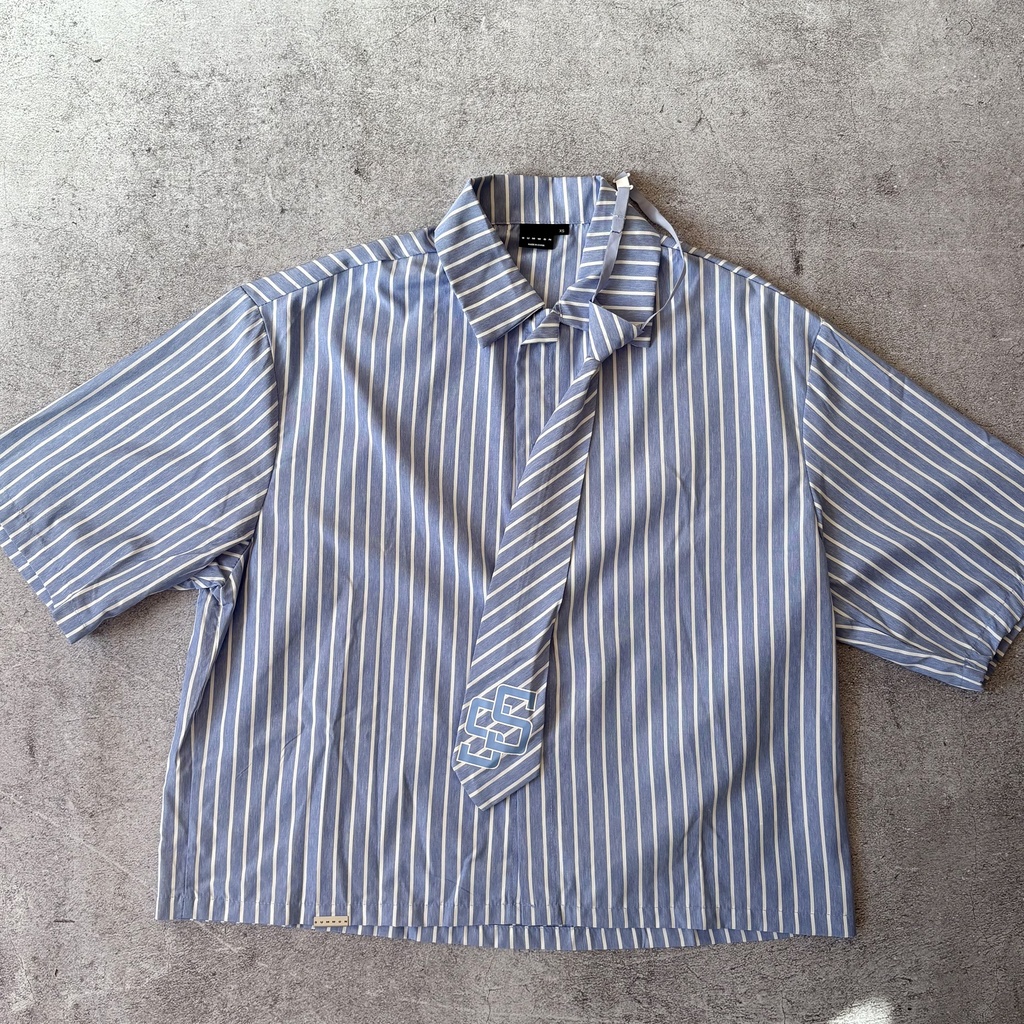 CAMISA BOXY STRIPES (S)