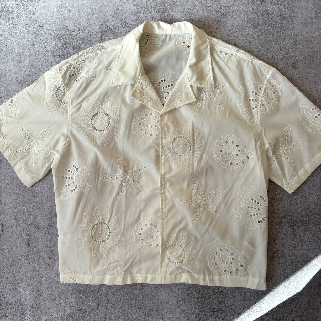 CAMISA BOXY BRODERIE "MARINA"