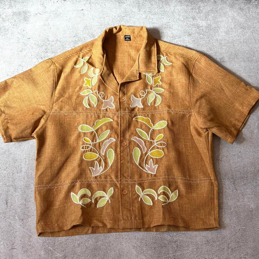 CAMISA LINO "HARDLINE BORDADA"